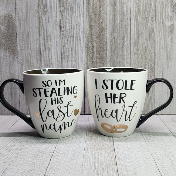 Cypress Home Wedding Coffee Mug Cup Set - Wedding Anniversary Gift - Picture 1 of 8